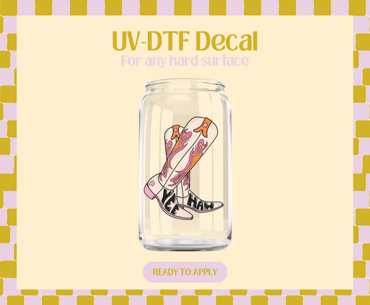 Yee-Haw UV-DTF Decal