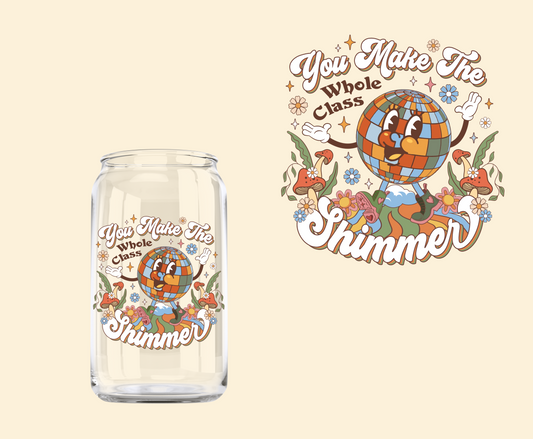 You Make The WC Shimmer UV-DTF Decal