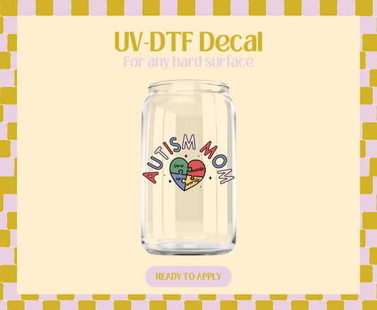 Autism Mom UV-DTF Decal