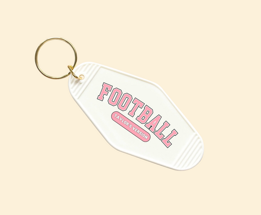 Football TV UV-DTF Keychain