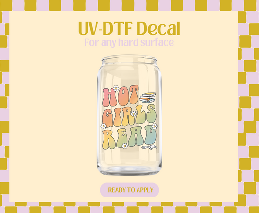 Hot girls read UV-DTF Decal