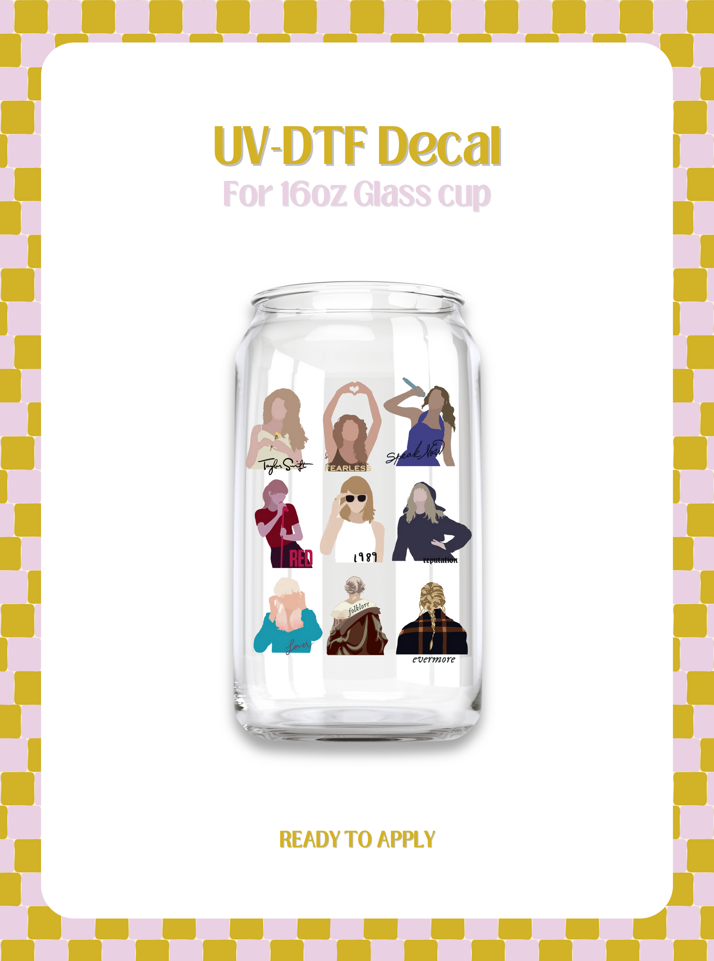 Taylors Version UV-DTF Decal