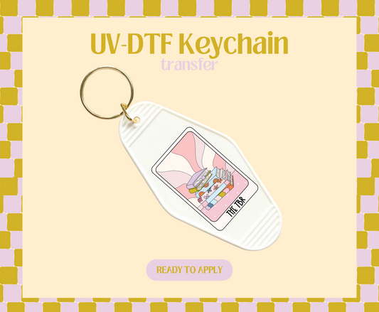 The TBR UV-DTF Keychain